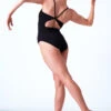 Move Dance Piper Open Back Camisole Leotard -Dance Costumes mol0173 black back 1 39744.1678884029
