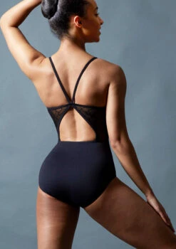 Move Dance Paris Mesh Camisole Leotard 13 Move Dance Paris Mesh Camisole Leotard -Dance Costumes mol0175 blk back 1t 20837.1695684818