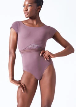 Move Dance Kalpana Cap Sleeve Leotard -Dance Costumes mol0670 orchid pink front t 00468.1698711846
