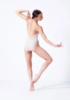 Move Dance Etta Camisole Leotard -Dance Costumes mol0827 latte back 65364.1682378327