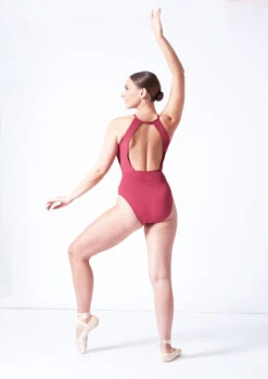 Move Dance Sammie High Neck Leotard 18 Move Dance Sammie High Neck Leotard -Dance Costumes mol0835 burgundy back 00233.1694561325