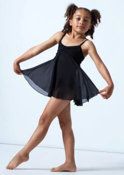 Move Dance Myla Skirted Leotard -Dance Costumes mol5158 black front 4 15304.1678884429
