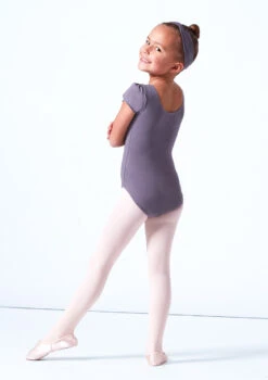 Move Dance Macey Girls Leotard -Dance Costumes mol5503 steel grey back 2 87785.1684798995