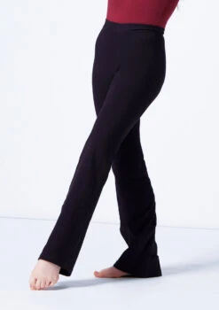 Move Dance Robyn Kids Jazz Pants -Dance Costumes mop5002 black front t 39419.1695433072