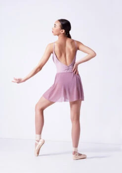 Move Dance Eliana Mock Wrap Skirt 15 Move Dance Eliana Mock Wrap Skirt -Dance Costumes mor0028 frenchmauve back 60933.1681806918