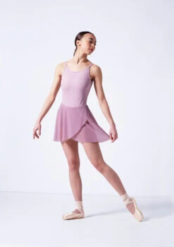 Move Dance Eliana Mock Wrap Skirt 14 Move Dance Eliana Mock Wrap Skirt -Dance Costumes mor0028 frenchmauve front 1 40822.1681806918