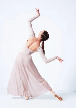 Move Dance Elise Long Skirt -Dance Costumes mor0034 latte back 56261.1681806938