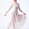 Move Dance Elise Long Skirt -Dance Costumes mor0034 latte front 1 69978.1681806937