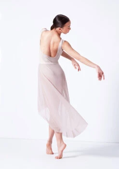 Move Dance Valerie High Low Skirt -Dance Costumes mor0035 latte back 79061.1681806947