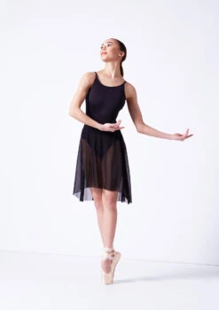 Move Dance Leilani High Low Skirt -Dance Costumes mor0036 black front 1 66308.1681806947