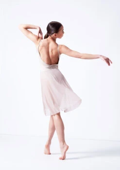 Move Dance Leilani High Low Skirt -Dance Costumes mor0036 latte back 86168.1681806956
