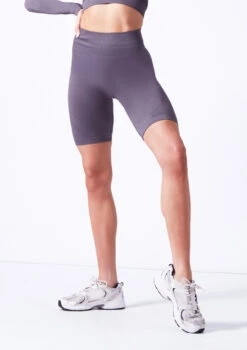 Move Dance Pippa Seamless Shorts -Dance Costumes mor0504 sharkgrey front t 42332.1698711860
