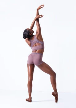 Move Dance Lotus Dance Shorts -Dance Costumes mor0643 orchid pink back 93770.1683070395