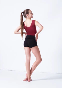 Move Dance Avie Teen Dance Short -Dance Costumes mor5009 black back 77247.1689206464