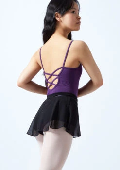 Move Dance Adeline Teen Skirted Short -Dance Costumes mor5015 black back 1 26211.1695433072