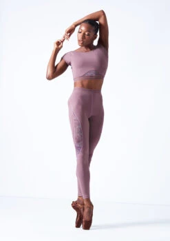 Move Dance Priya Dance Leggings 12 Move Dance Priya Dance Leggings -Dance Costumes mos0603 orchid pink front 1 65550.1683070157