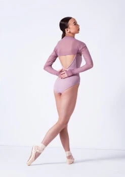 Move Dance Quinn Mesh Shrug -Dance Costumes moz0041 frenchmauve back 56775.1681806980