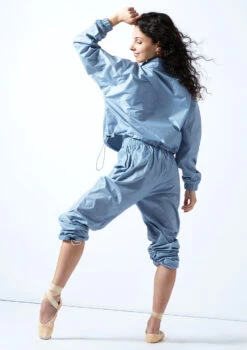 Move Dance Regina Heat Retention Jacket -Dance Costumes moz0400 paleblue back 1 04942.1678884932