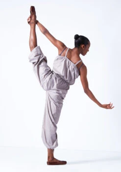 Move Dance Fauna Heat Retention Suit -Dance Costumes moz0402 oyster grey back 2 63549.1683070467