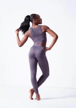 Move Dance Isabelle Seamless Tank Crop Top -Dance Costumes moz0502 sharkgrey back 18371.1684799004