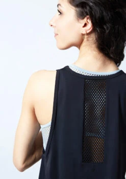 Move Dance Joni Vest 15 Move Dance Joni Vest -Dance Costumes moz0631 black close up back 1 63747.1692921489