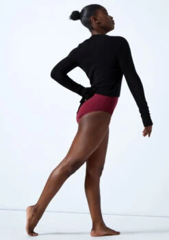 Move Dance Everly Ballet Wrap -Dance Costumes moz0730 black back 1 38659.1678885129