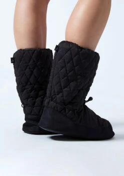 Move Dance Willow Warm Up Booties -Dance Costumes moz0901 black back 1 42558.1678885140