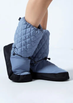 Move Dance Willow Warm Up Booties -Dance Costumes moz0901 paleblue front 1 52772.1678885135