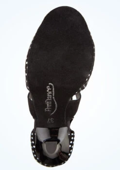 Port Dance Mara Dance Shoe 2.8" -Dance Costumes pd508mara blkwht bottom 1 79258.1678885245