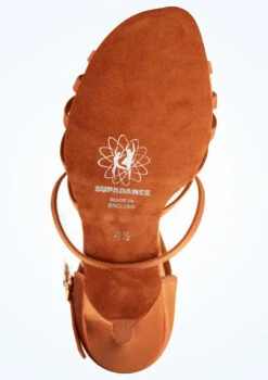 Supadance 1143 Ladies Latin Shoe- 3" 10 Supadance 1143 Ladies Latin Shoe- 3" -Dance Costumes sd1143 dktan bottom 1 44754.1678886215