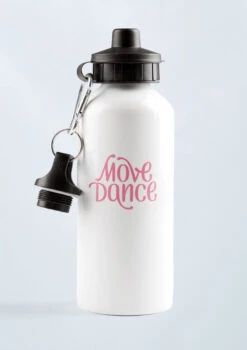Move Dance Water Bottle -Dance Costumes sf183 pink front 23656.1678885506