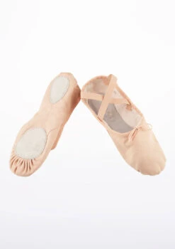 Freed Canvas Split Sole Ballet Shoe - Pink -Dance Costumes ss01 freed canvas split sole ballet shoe pink no2 76572.1676420575