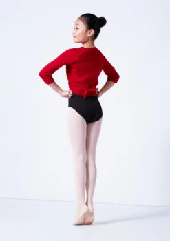 Tappers & Pointers Kids Knit Ballet Wrap 20 Tappers & Pointers Kids Knit Ballet Wrap -Dance Costumes taxclsre red back 24667.1683935998