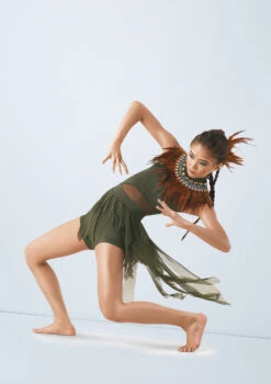 Weissman Jungle Book -Dance Costumes wn 10266 weissman jungle book green front 41966.1678886678
