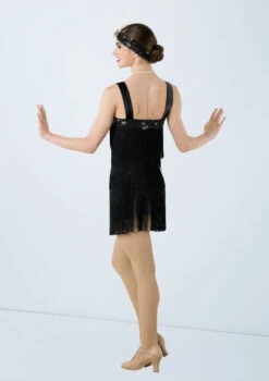 Weissman Roaring 20's -Dance Costumes wn 10544 weissman roaring 20s black back 25270.1678886710