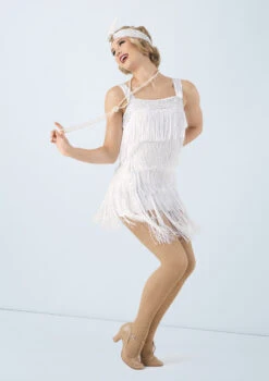 Weissman Roaring 20's -Dance Costumes wn 10544 weissman roaring 20s white front 07101.1678886710