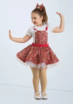 Weissman Christmas Eve -Dance Costumes wn 10900 weissman christmas eve red front T 53965.1698813432