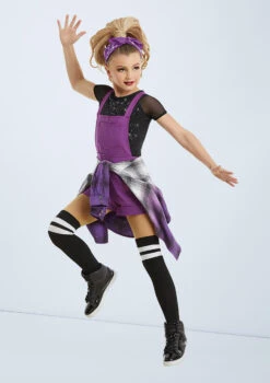 Weissman G-Slide -Dance Costumes wn 10924 weissman g slide purple front 60612.1678886922