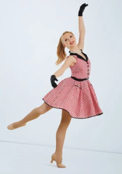 Weissman Jukebox Saturday Night 19 Weissman Jukebox Saturday Night -Dance Costumes wn 11013 weissman jukebox saturday night red front 53546.1678886939