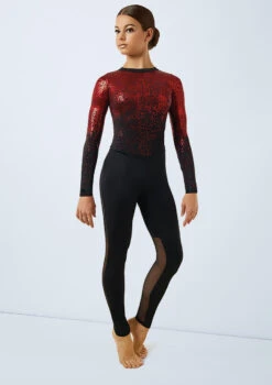 Weissman Toccata -Dance Costumes wn 11427 weissman toccata red front 72397.1678887076