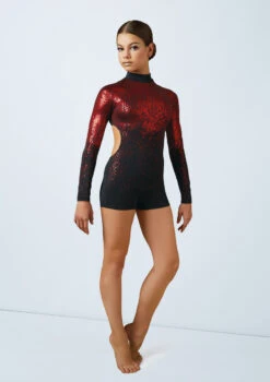Weissman Transcendence -Dance Costumes wn 11428 weissman transcendence red front 78161.1678887081