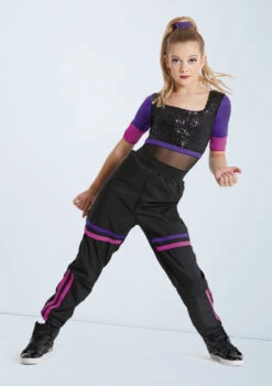Weissman Stay -Dance Costumes wn 11900 weissman stay purple front 86307.1678887228