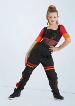 Weissman Stay -Dance Costumes wn 11900 weissman stay red front T 99232.1697764499