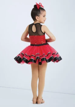 Weissman Me Too -Dance Costumes wn 12028 weissman me too red back 64245.1678887267