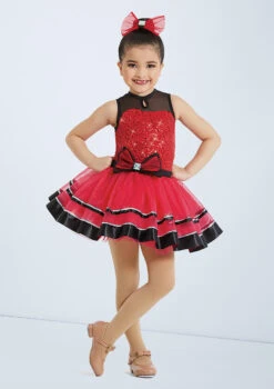 Weissman Me Too -Dance Costumes wn 12028 weissman me too red front 56096.1678887267