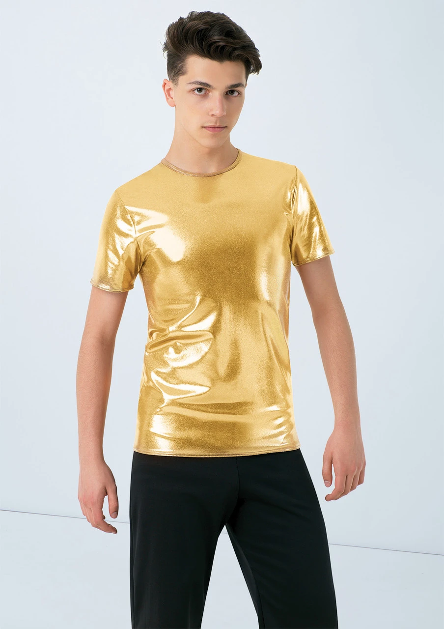 Weissman Metallic Crewneck Shirt 8 Weissman Metallic Crewneck Shirt - Image 6
