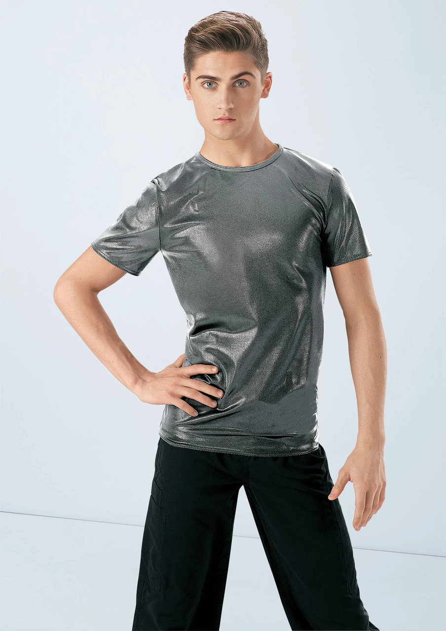 Weissman Metallic Crewneck Shirt 5 Weissman Metallic Crewneck Shirt - Image 3