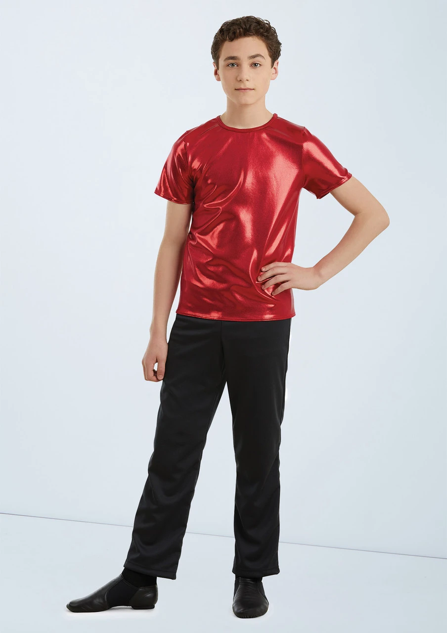 Weissman Metallic Crewneck Shirt 4 Weissman Metallic Crewneck Shirt - Image 2