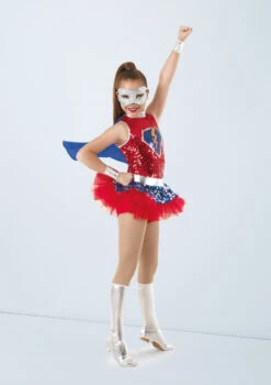 Weissman Save The Day -Dance Costumes wn 8745 weissman save the day red front 10600.1678890427