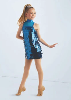 Weissman Cha Cha Heels -Dance Costumes wn15271 peacock 693 09448.1694043909